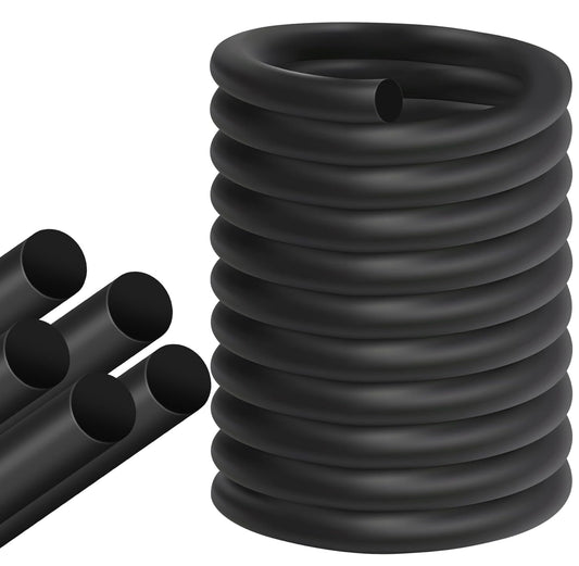 1" EPDM Rubber Backer Rod - 20' Caulk Saver for Concrete Joints & Gaps - Door/Window Weather Stripping Seal - Black