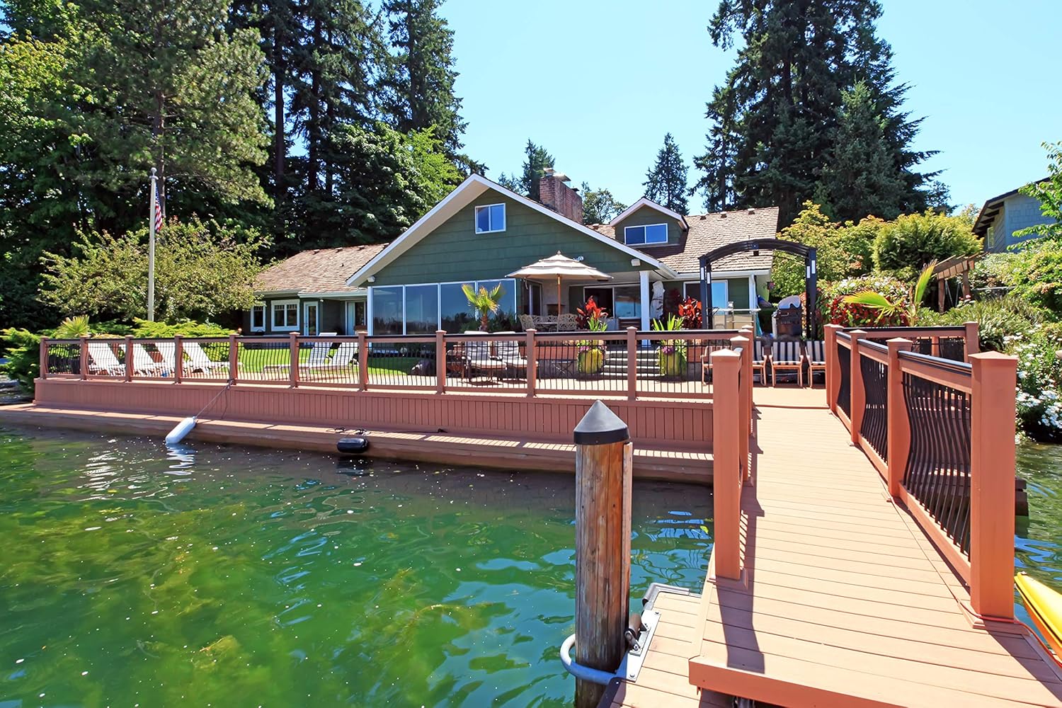 1 Gallon Clear Seal-Once Marine Premium Wood Sealer - Waterproof Wood Stain and Sealant