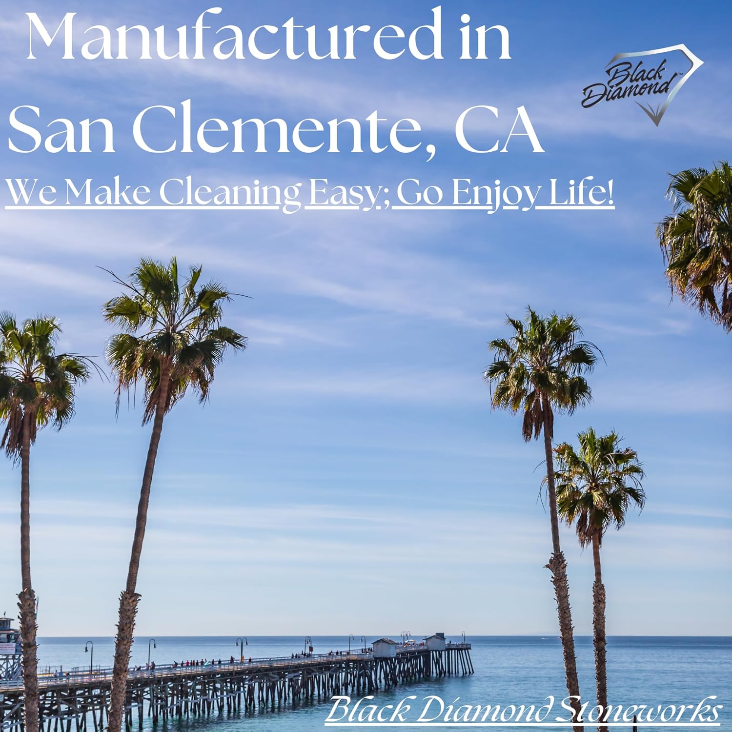 1-Gallon Concentrated PH Neutral Natural Stone Cleaner for Limestone, Slate, Travertine, and Marble - Shower & Floor Cleaner by Black Diamond Stoneworks