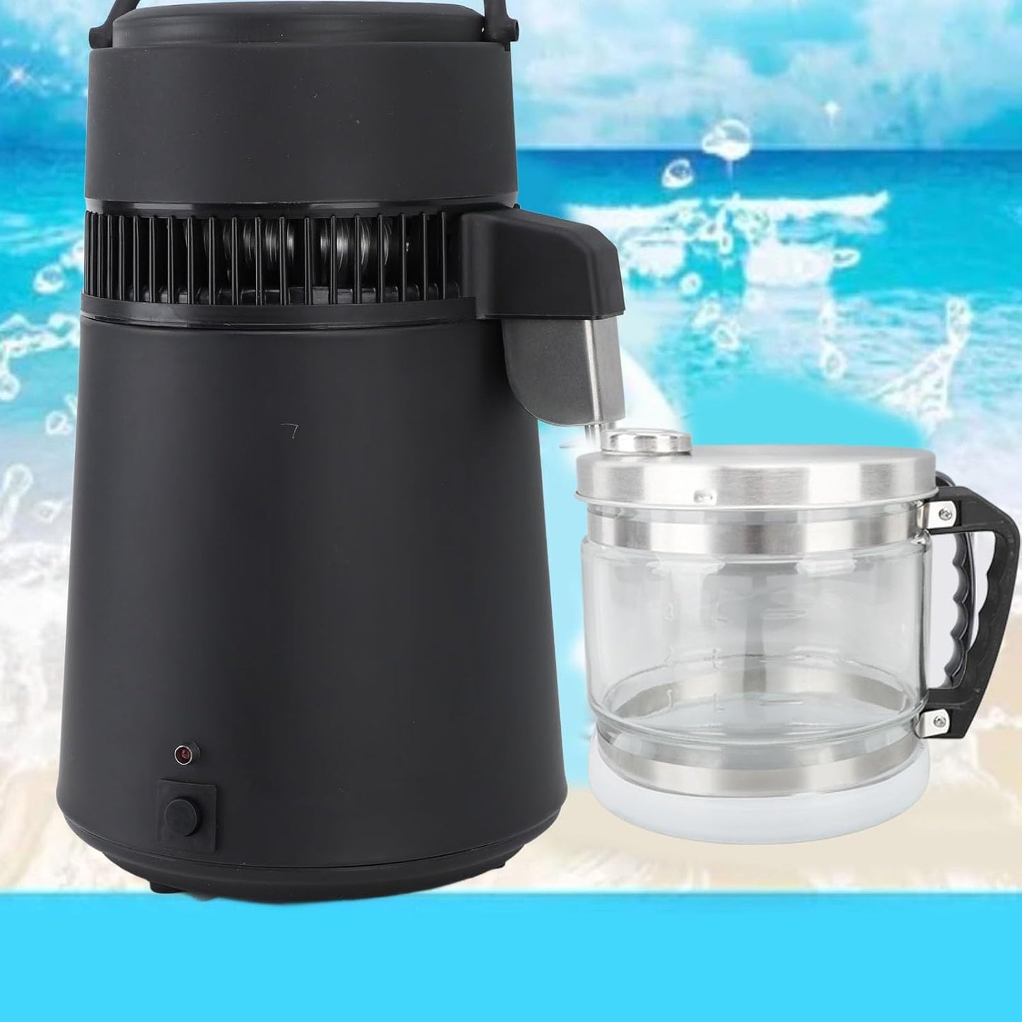 1 Gallon Glass Carafe for Countertop Distiller - Replacement Collection Bottle for Home Dental Beauty Water Distiller - 4L Water Container