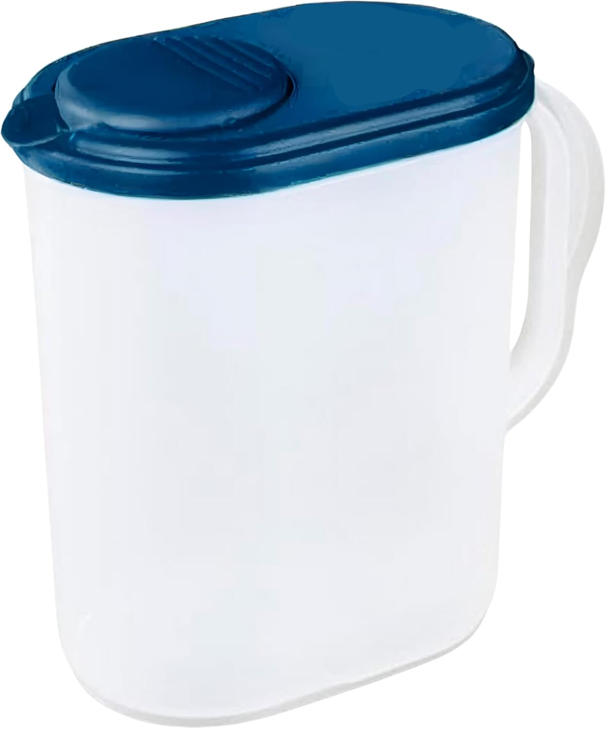 1 Gallon Slim Heavy Duty Plastic Measuring Pitcher with Leak Proof Lid - BPA-free, Ideal for Mixing, Storing, and Serving Beverages