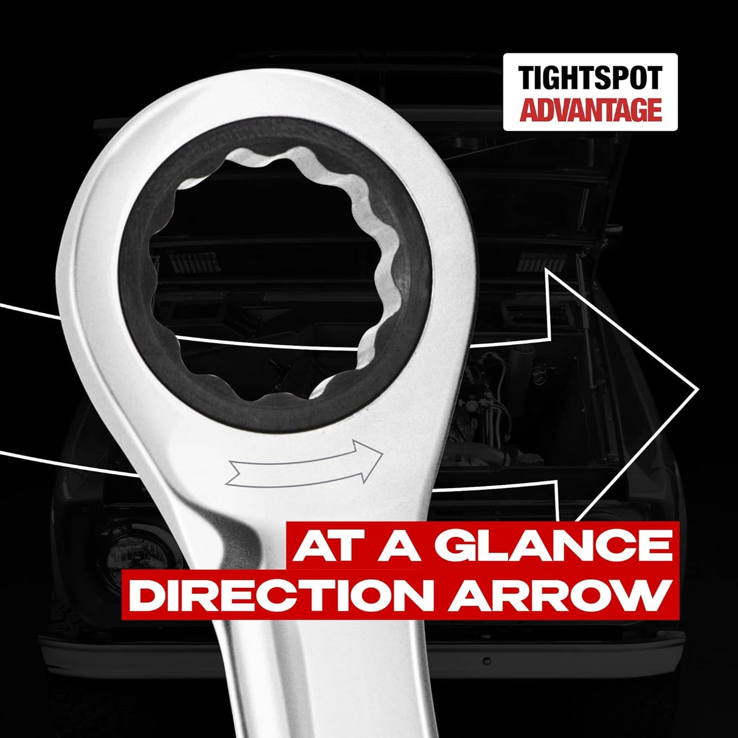 1 Inch Jaeger Ratchet Wrench with 89-Tooth Ratcheting Precision and Hardened, Polished Steel for Tight Space Projects