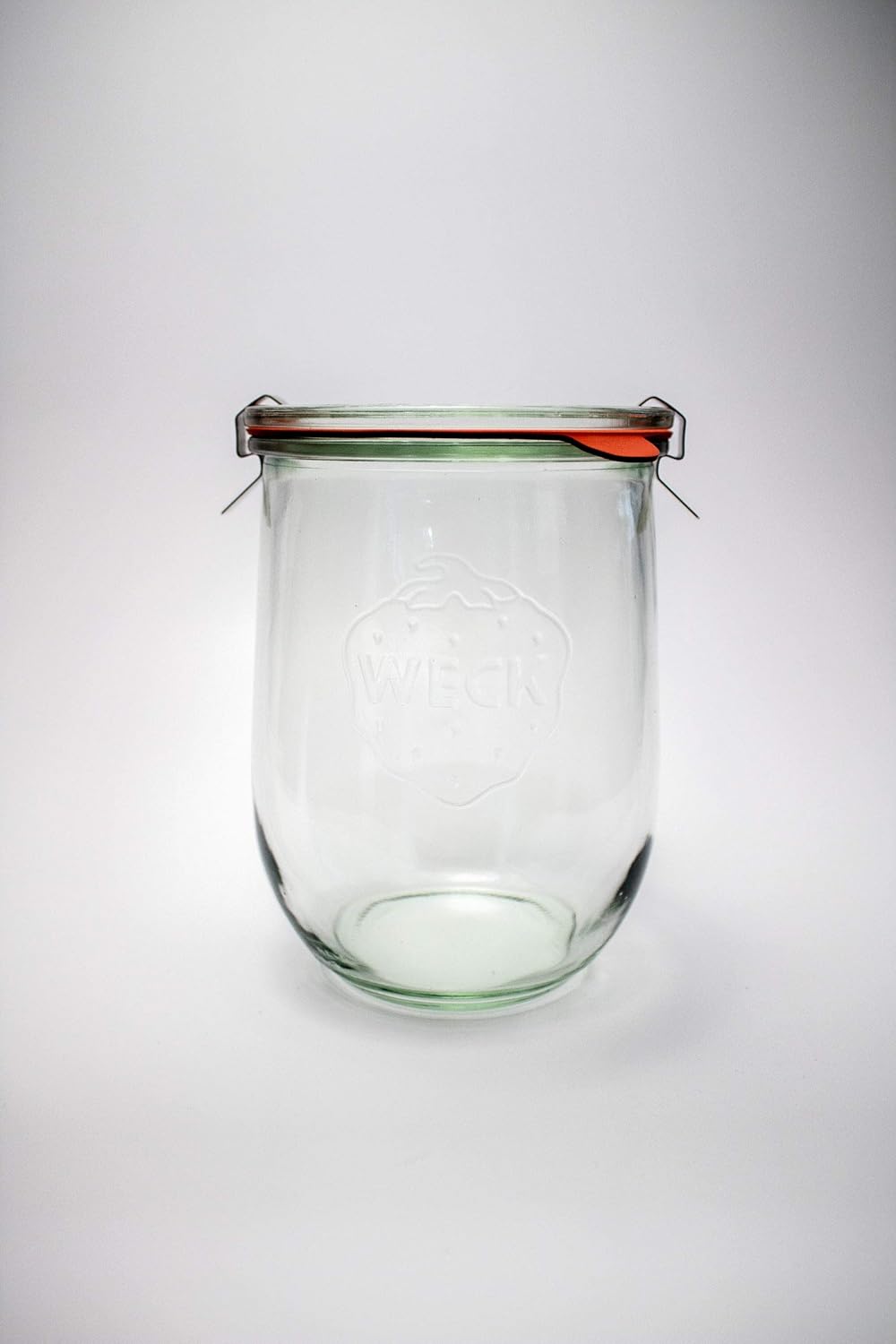 1 Liter Weck Tulip Jar for Sourdough Starter - 35.9 fl. oz Large Glass Canning & Storage Jar with Glass and Wooden Lid