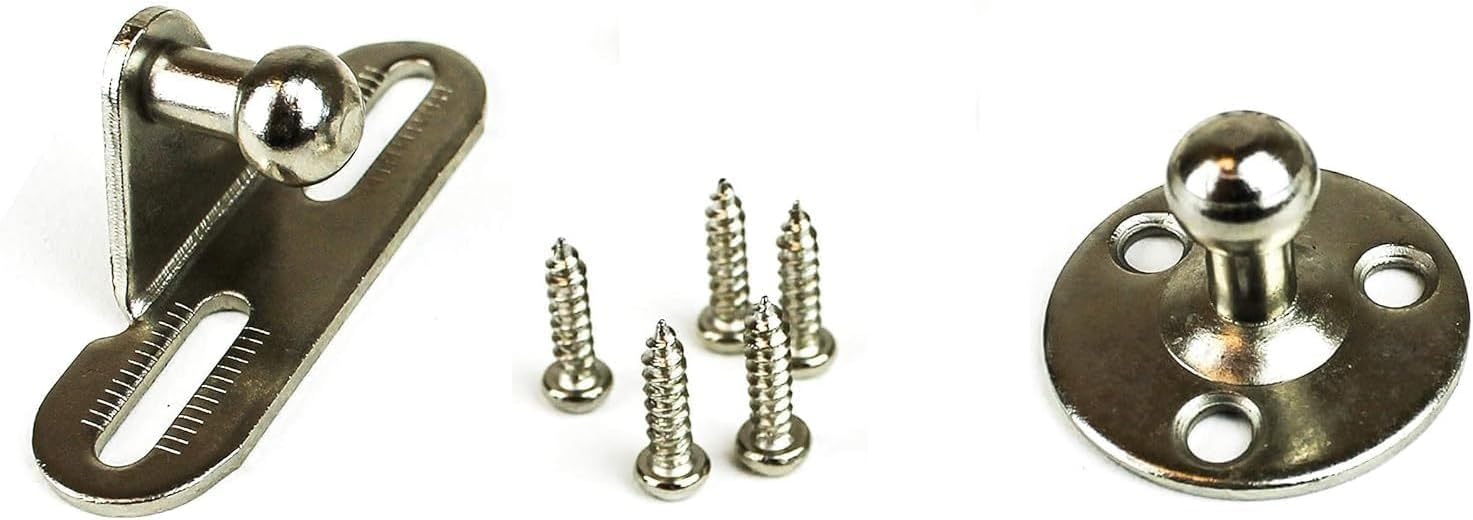 1-Pack 10" 100N/22 LB Hydraulic Soft Open Gas Springs/Struts for Cabinet Doors - Furniture Lift Support Hinges for RV Platforms - Includes Brackets and Screws - Black