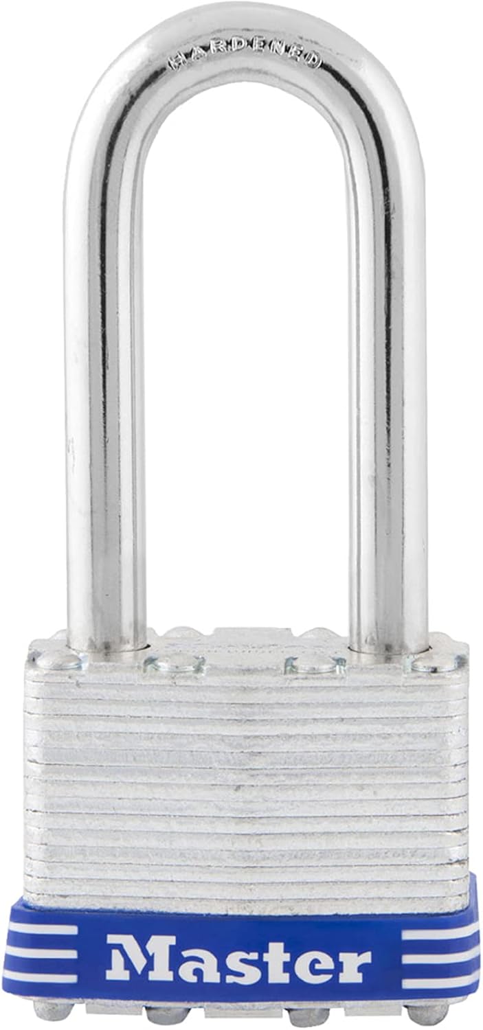 1 Pack Master Lock 1DLH Keyed Outdoor Padlock for Security