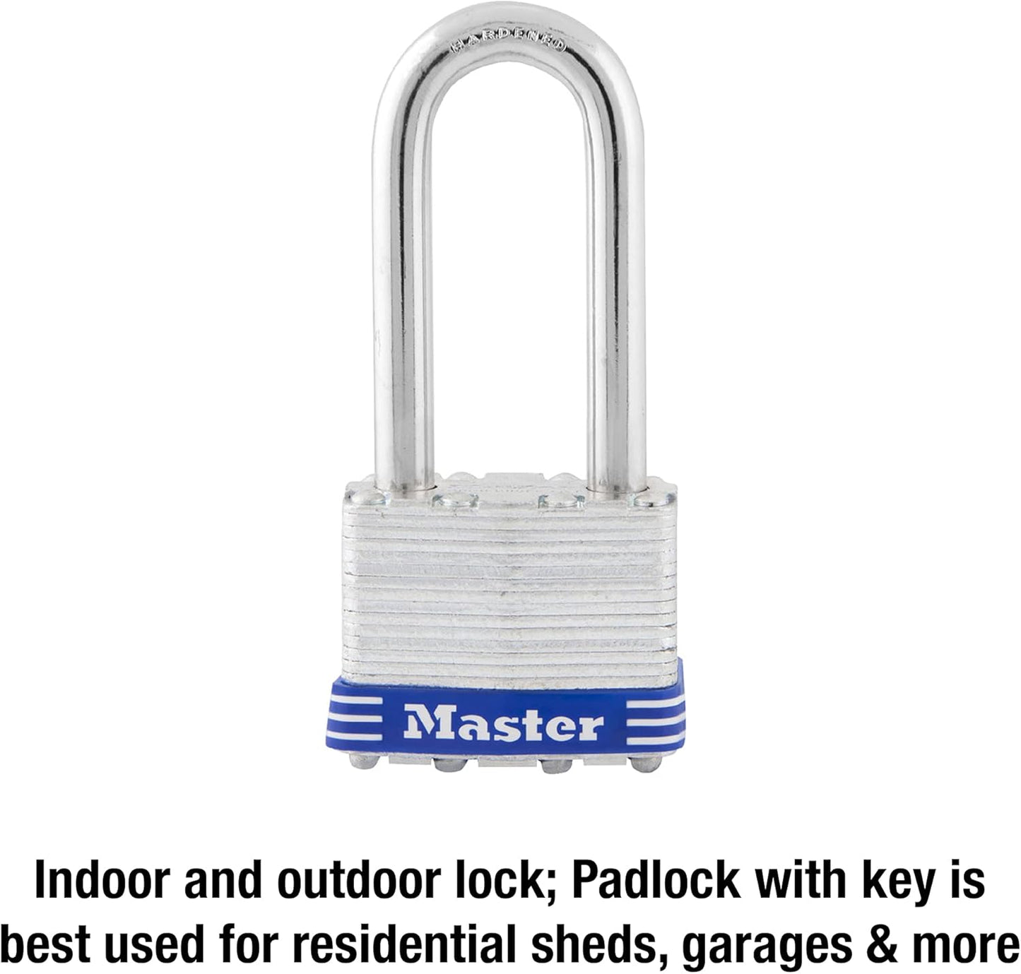 1 Pack Master Lock 1DLH Keyed Outdoor Padlock for Security