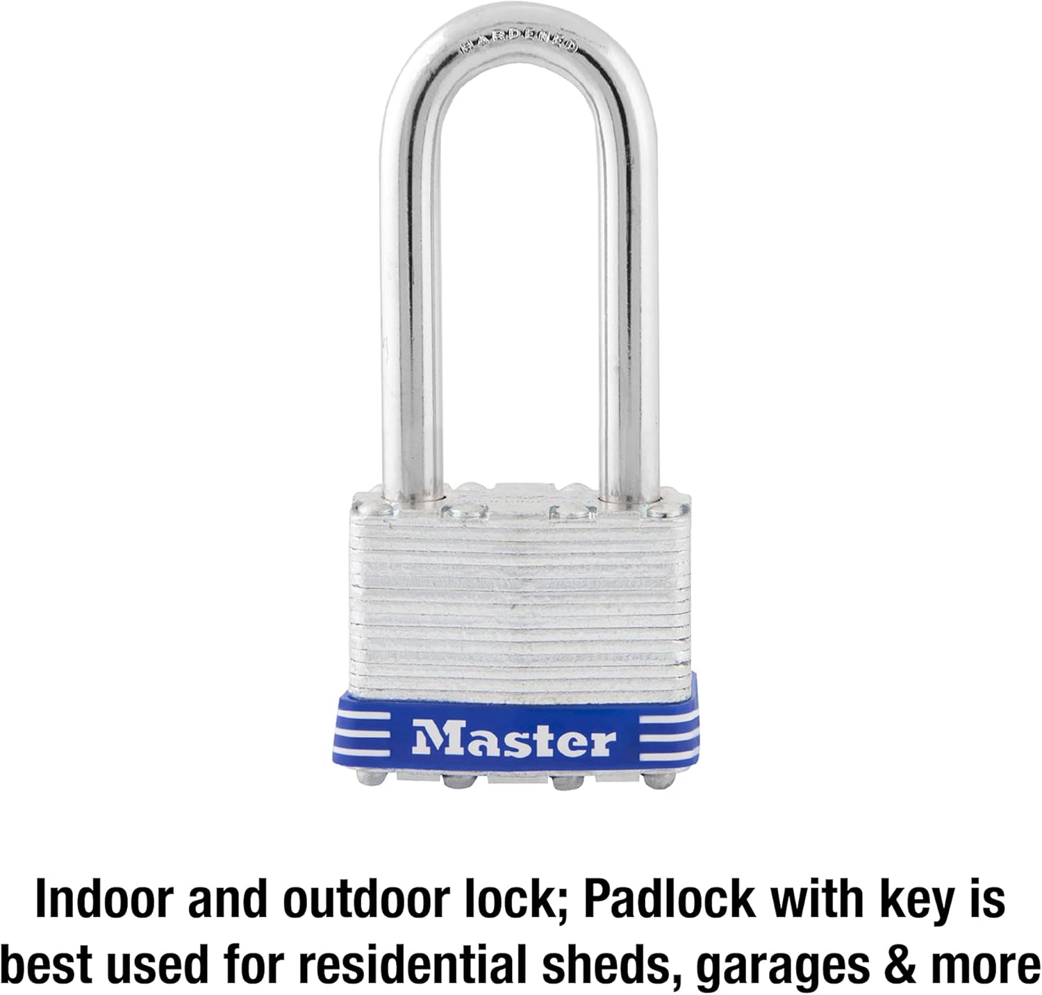 1 Pack Master Lock 1DLH Keyed Outdoor Padlock for Security