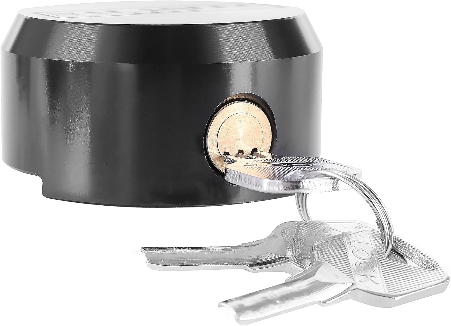 1 Pack NAKANEKO Hidden Shackle Padlock Heavy Duty Trailer Door Lock Set - Keyed Alike, Anti-Theft, Solid Aluminum 2-7/8 - WildKart