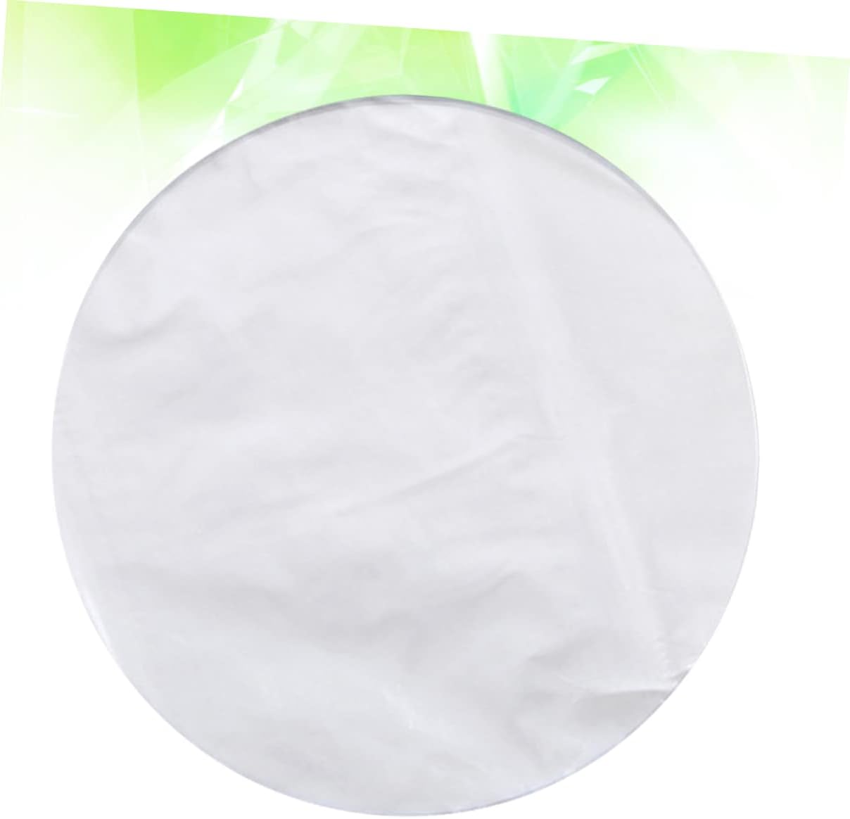 1 Pack of 50 Non-Stick Baking Paper Sheets for Toaster & Air Fryer - Round Cake Pans, Bread Oven, Reusable Parchment Paper - Silicone Oil Paper - White