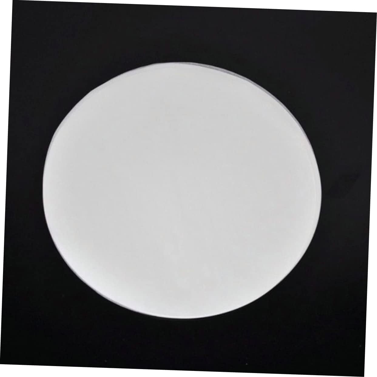 1 Pack of 50 Non-Stick Baking Paper Sheets for Toaster & Air Fryer - Round Cake Pans, Bread Oven, Reusable Parchment Paper - Silicone Oil Paper - White