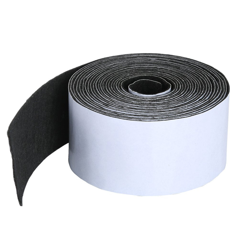 1 Pack Self-Adhesive Felt Tape Strips for Furniture and Hard Surfaces - 1.96" x 0.04" x 14.7ft