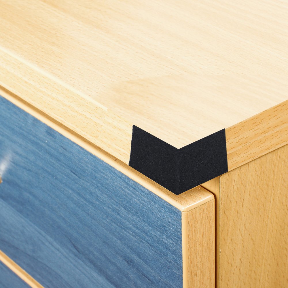 1 Pack Self-Adhesive Felt Tape Strips for Furniture and Hard Surfaces - 1.96" x 0.04" x 14.7ft