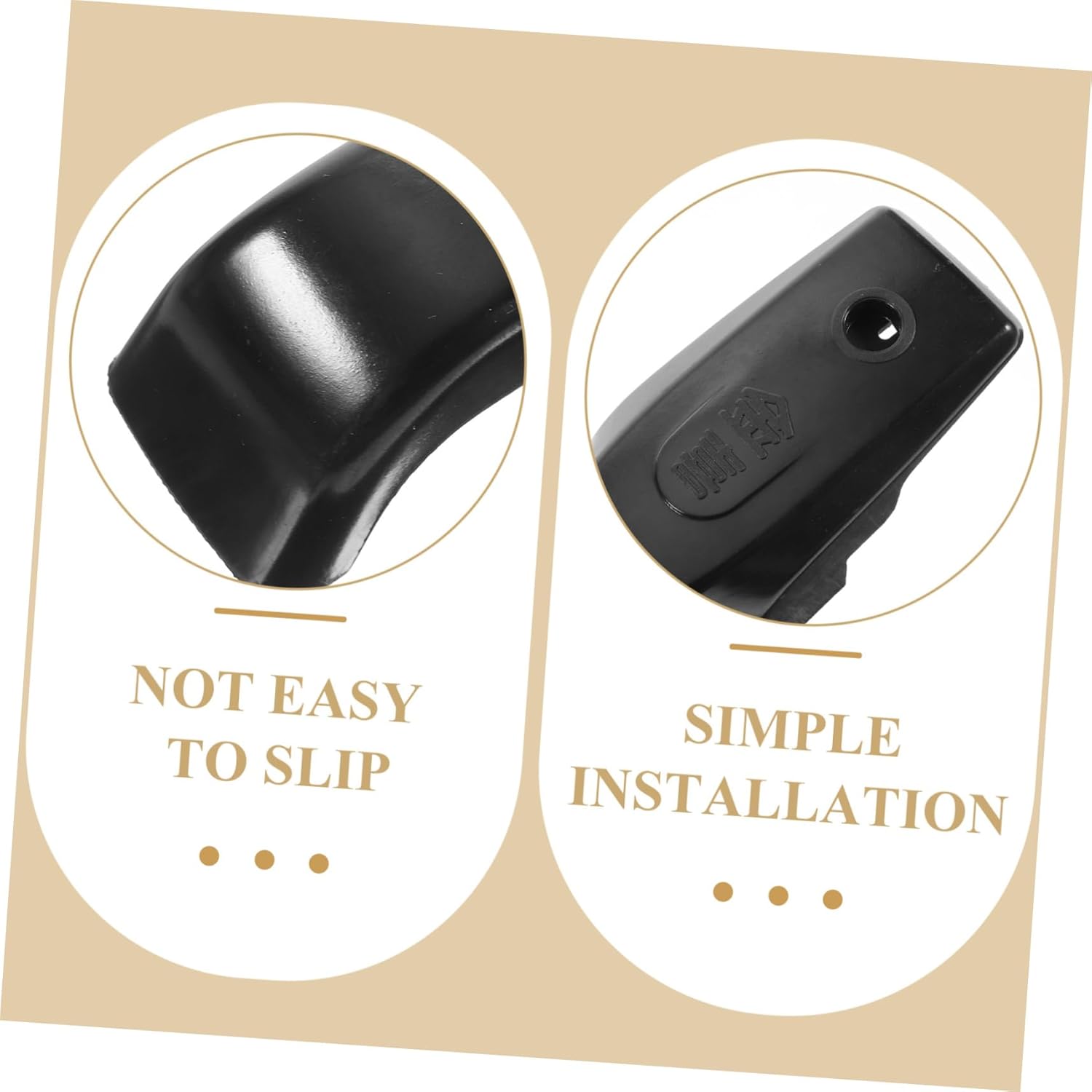 1 Pair Heat Resistant Bakelite Pressure Cooker Handles - Replacement Grip for Daily Use - Kitchen Accessories
