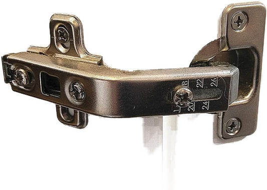 1 Piece Lazy Susan Hinge Face Frame Plate for Folded Door - 135 Degree Open Angle Cabinet Corner Hardware