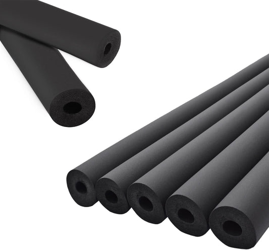 1" Pipe Insulation Foam Tube for AC Unit, Guitar Stands, Exercise Machine - 6Ft - 1" ID 1-13/32" OD - ALLWIN Foam Tubing
