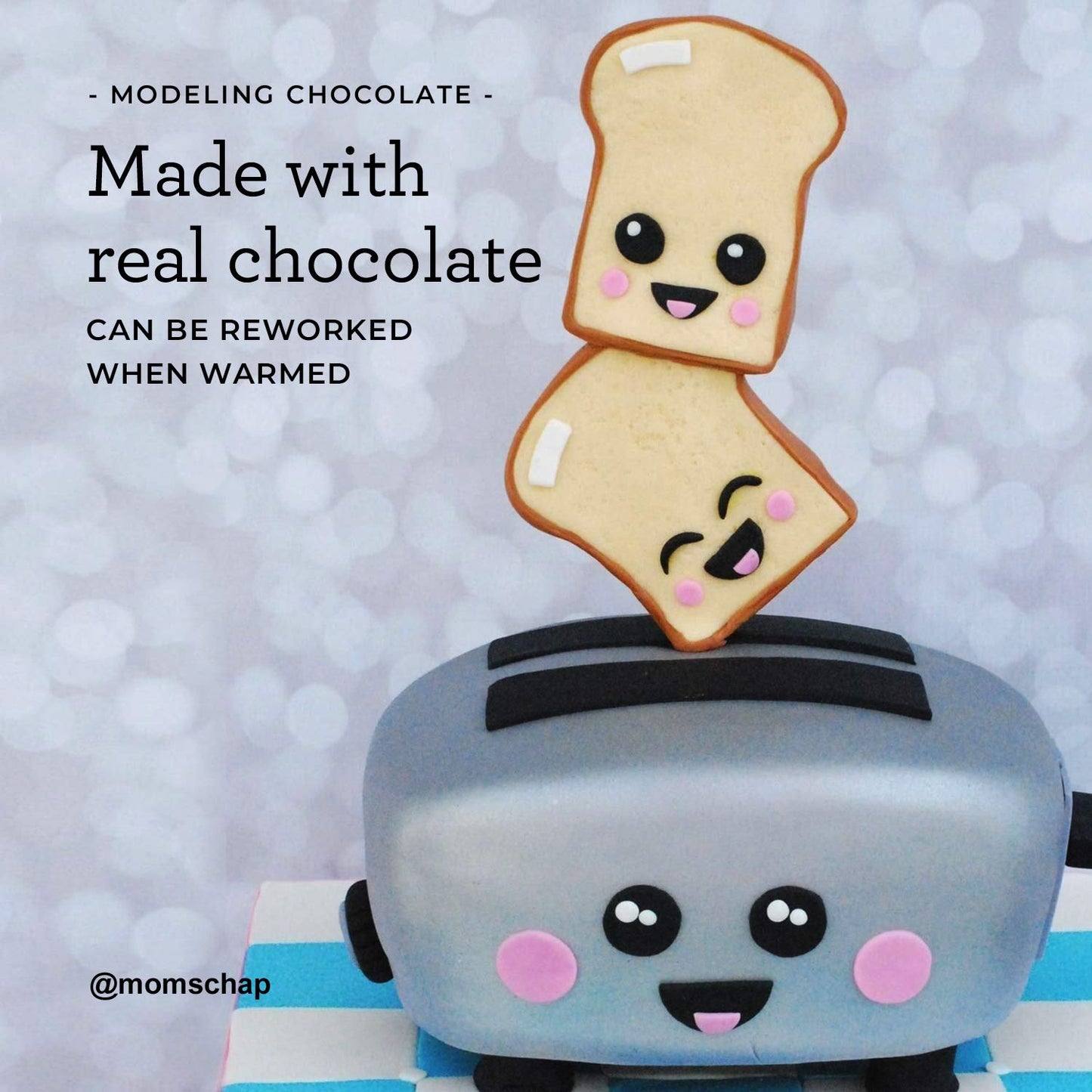 1 Pound Satin Ice ChocoPan Deep Brown Modeling Chocolate - Ideal for Cake Decorating and Edible Creations