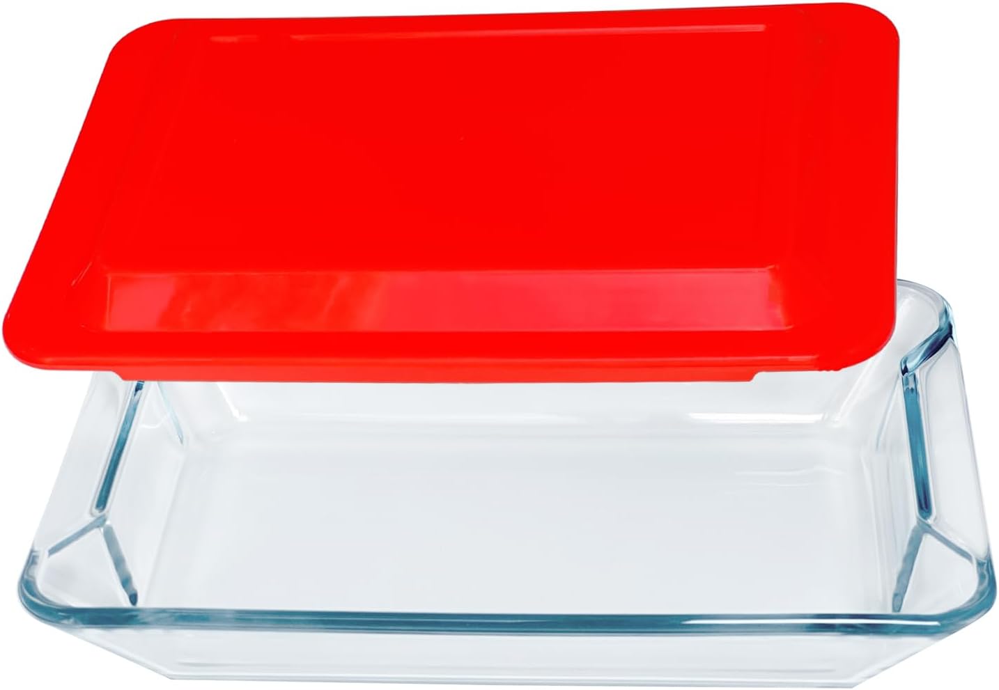 1 Quart Rectangular Tempered Glass Baking Dish with Lid - VIPHIEC Glass Cookware for Baking