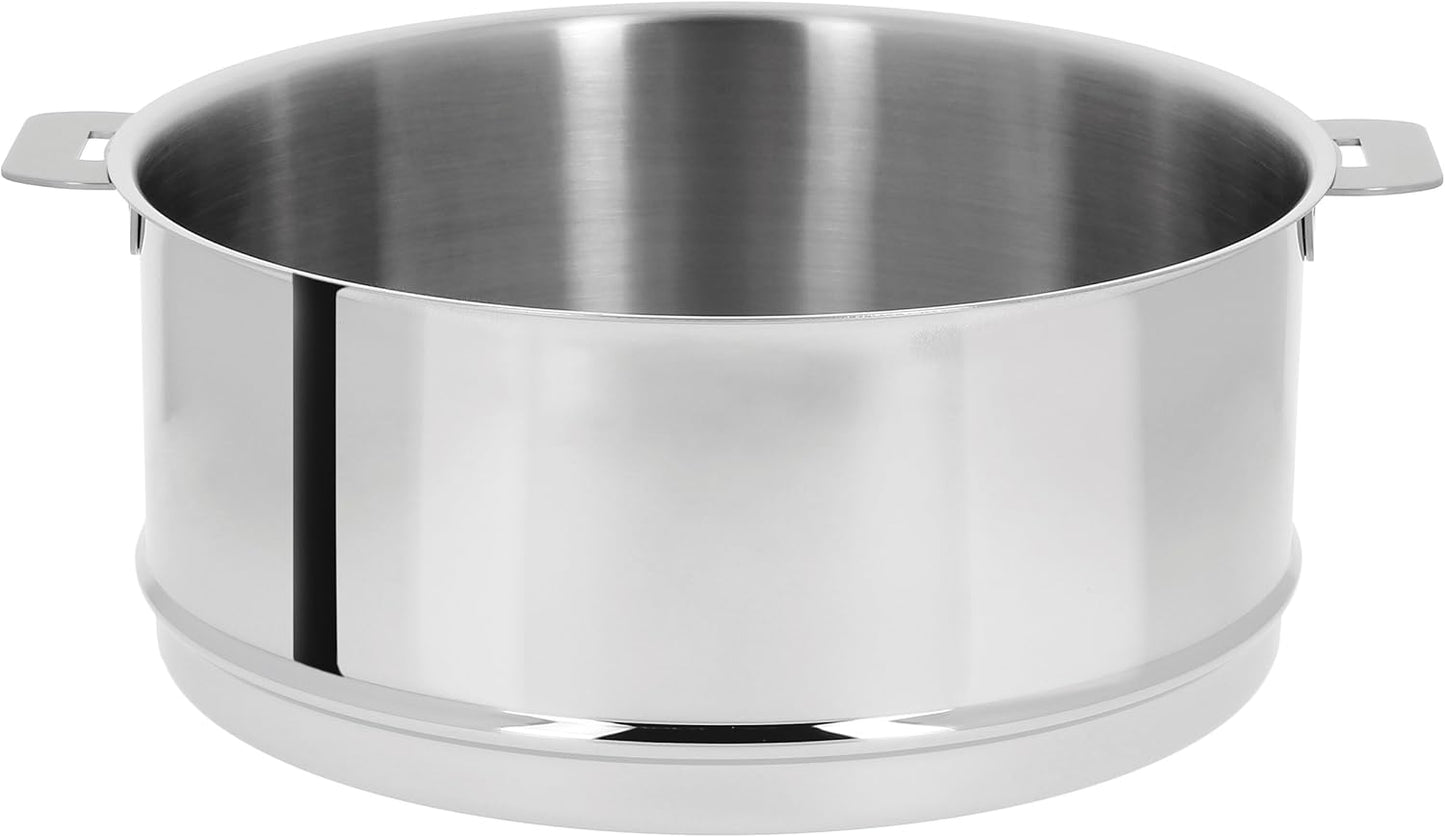 1 Quart Silver Cristel Steamer: Versatile and Efficient Cooking Tool