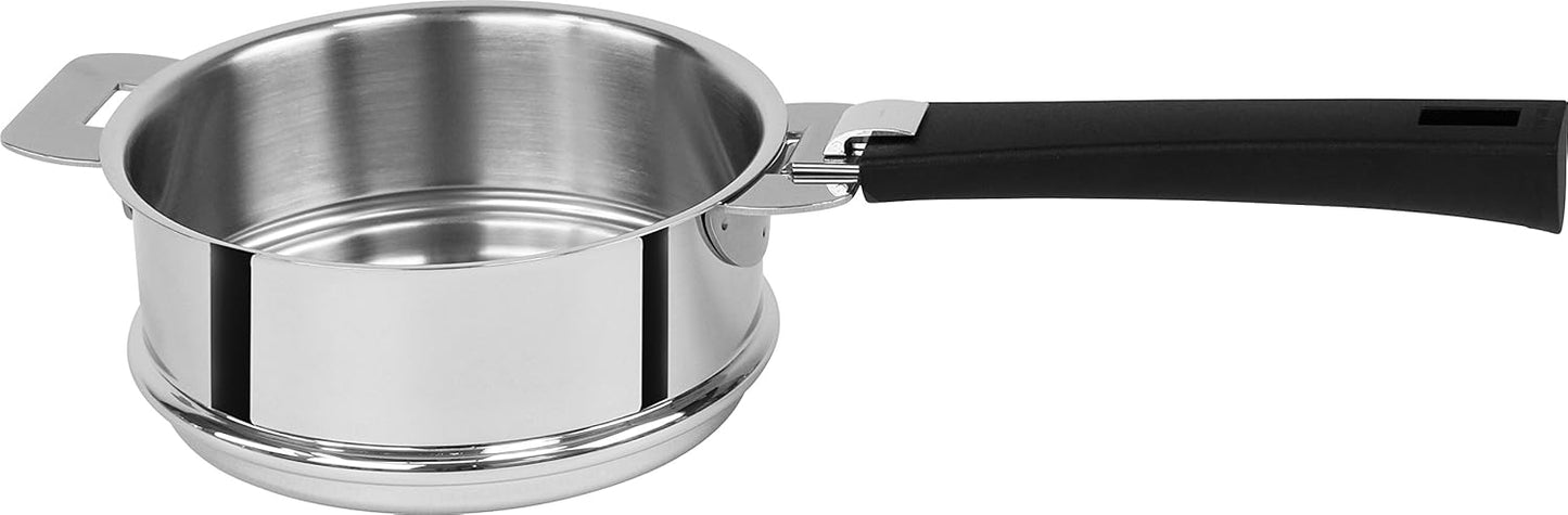 1 Quart Silver Cristel Steamer: Versatile and Efficient Cooking Tool