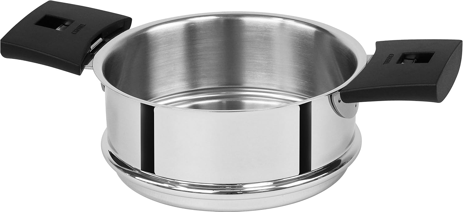 1 Quart Silver Cristel Steamer: Versatile and Efficient Cooking Tool