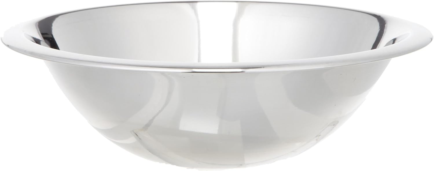 1-Quart Stainless Steel Mixing Bowl with Wide Rim by Excelsteel
