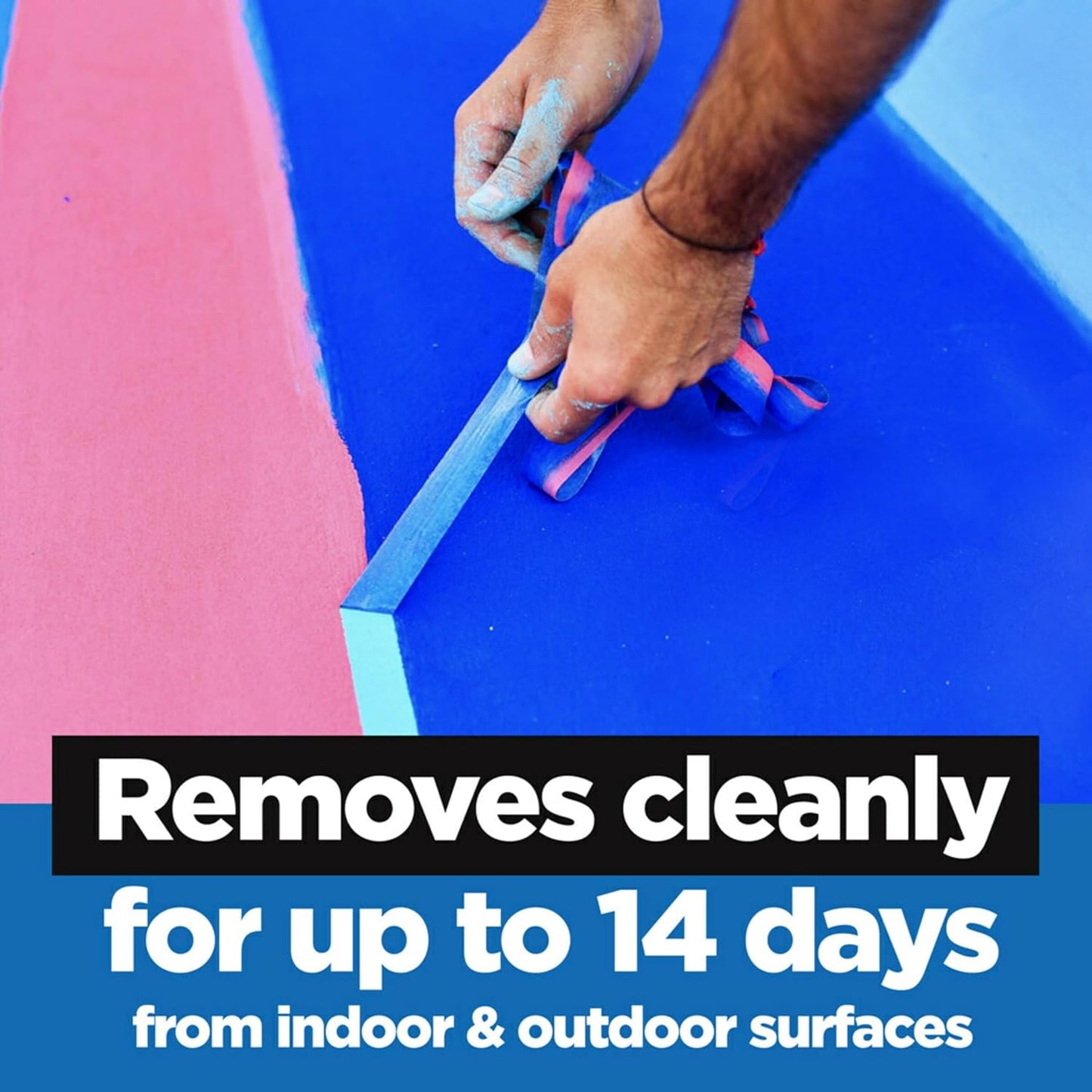 1 Roll of ScotchBlue Original Multi-Surface Painters Tape, 1 Inch Wide - Blue Masking Tape for Indoor and Outdoor Use - Easy to Remove & Protects Surfaces - 2090-24NC (0.94 In. x 60 Yds)