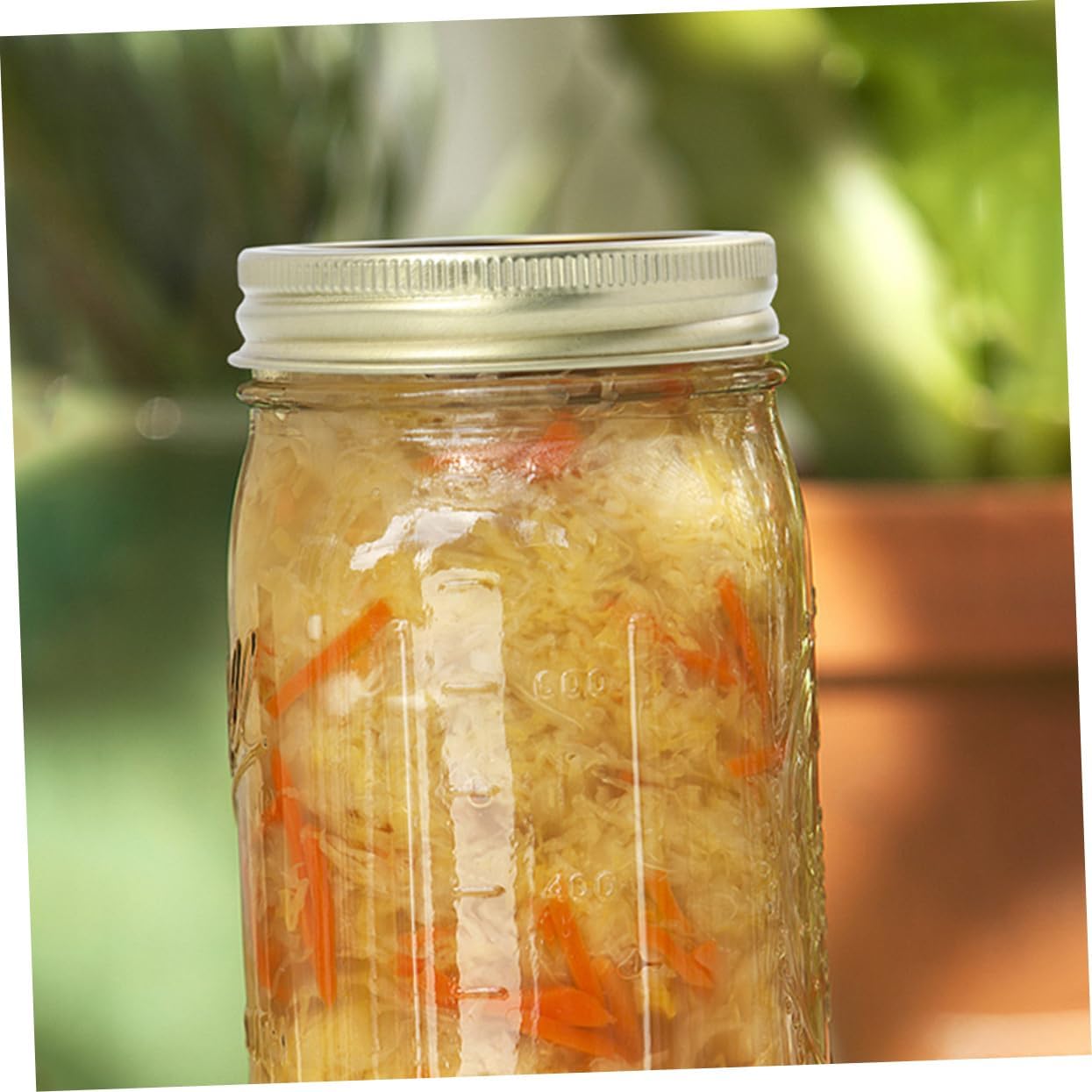 1 Set of Regular Mouth Tinplate Canning Lids for Mason Jars - Sealing Caps for Ball Jars - Stainless Steel Golden Jar Lids