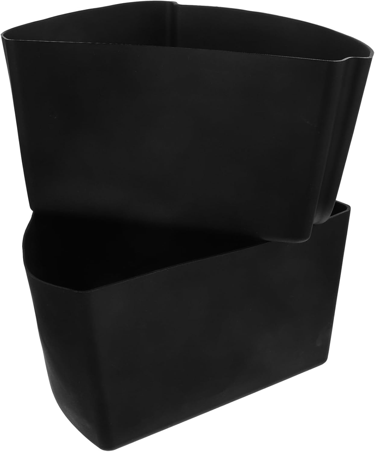 1 Set Silicone Lining Divided Cooker Insert for Slow Cooker - Reusable & Leakproof Cookware Divider - Black