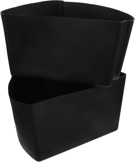 1 Set Silicone Lining Divided Cooker Insert for Slow Cooker - Reusable & Leakproof Cookware Divider - Black