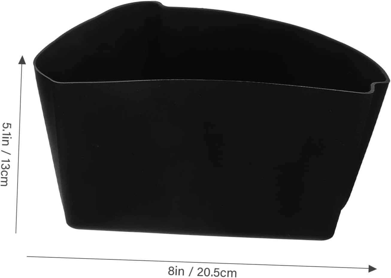 1 Set Silicone Lining Divided Cooker Insert for Slow Cooker - Reusable & Leakproof Cookware Divider - Black