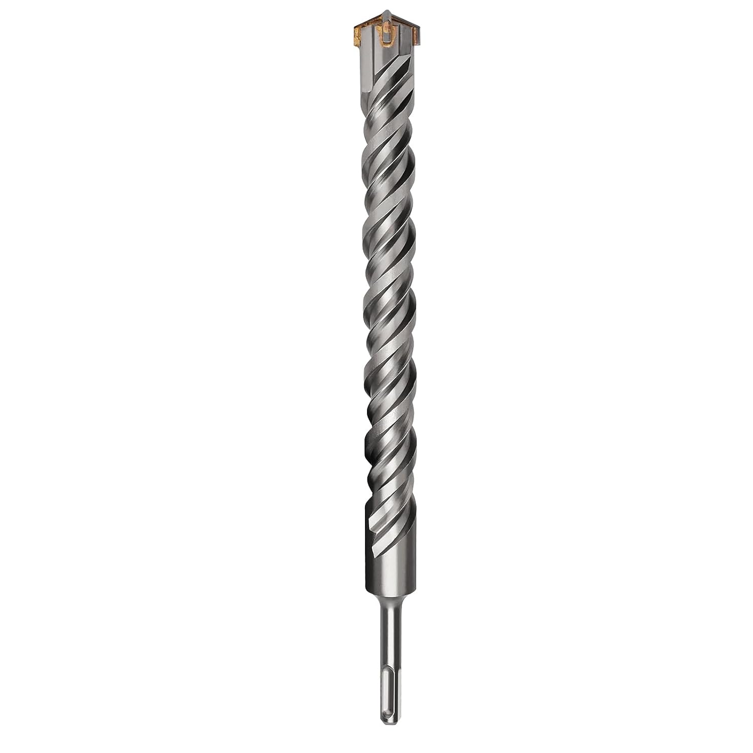 1" x 18" GUICGOC SDS Plus Rotary Hammer Drill Bit for Concrete, Brick, Cement, Stone - 18" Length, 1" Diameter