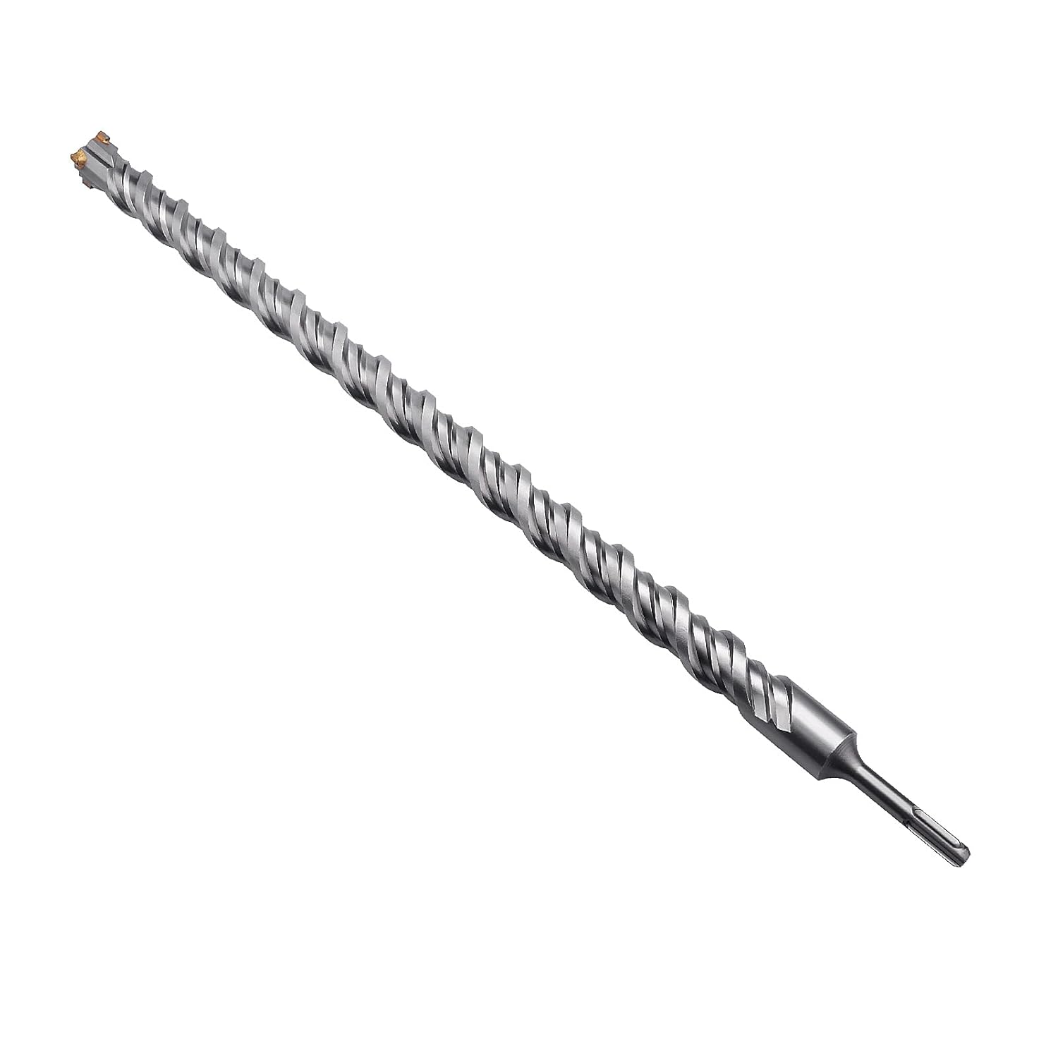 1" x 18" GUICGOC SDS Plus Rotary Hammer Drill Bit for Concrete, Brick, Cement, Stone - 18" Length, 1" Diameter