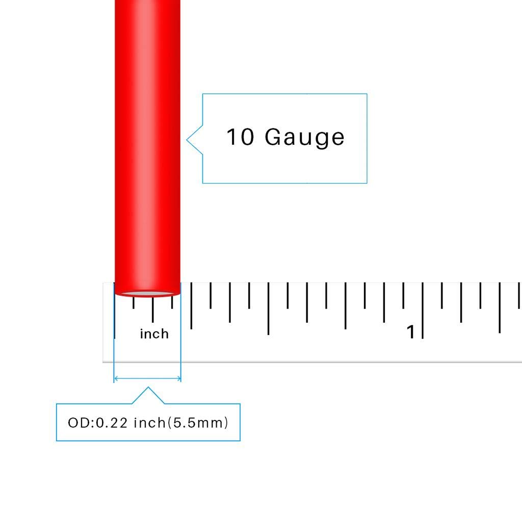 10 AWG Silicone Wire Kit - 70 ft Total, 7 Colors, Flexible Stranded Tinned Copper - BNTECHGO