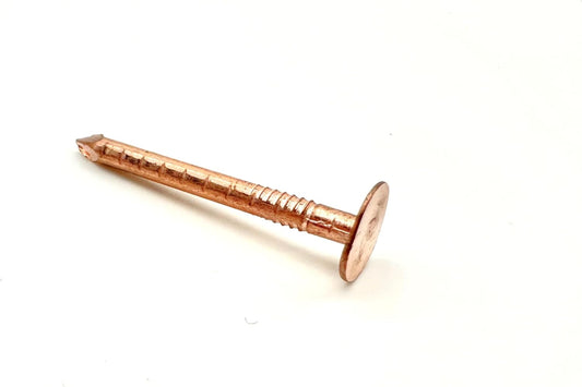 10 Copper Clout Nails for Roofing Slate Felt - Tree Stump Killers - 30mm, 38mm, 50mm - 30mm x 2.65mm