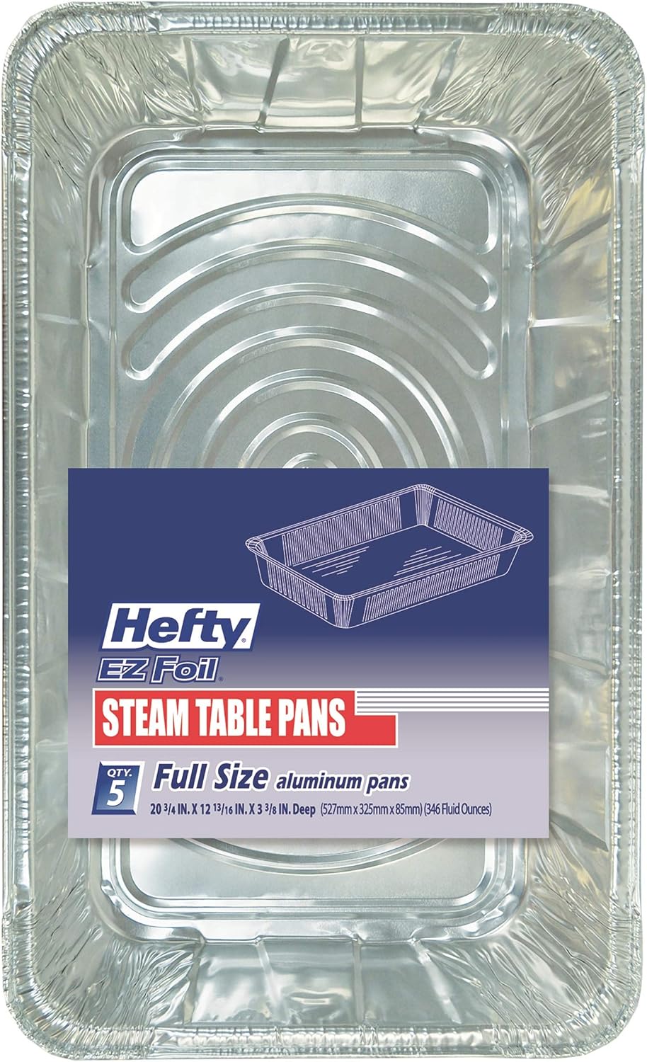 10-Count Hefty Reynolds EZ Foil Disposable Full-Size Steam Table Pans