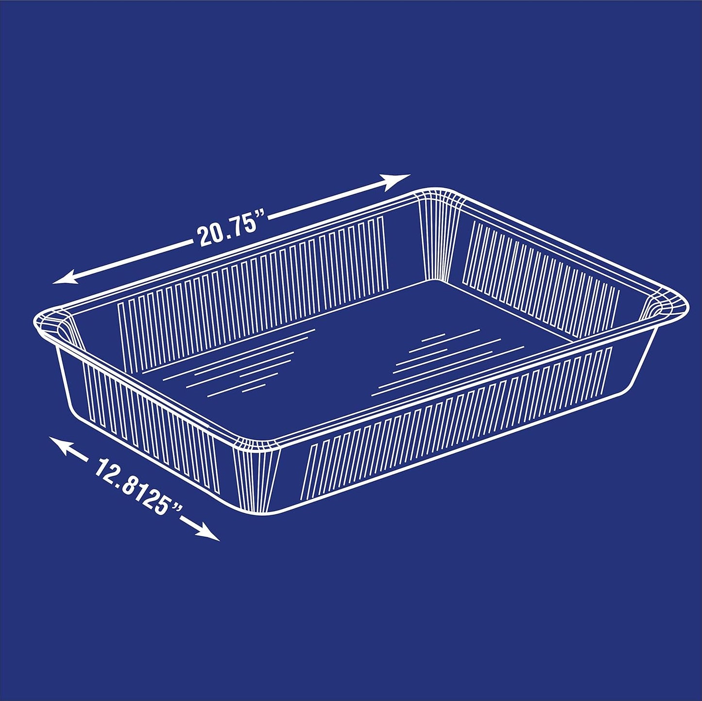 10-Count Hefty Reynolds EZ Foil Disposable Full-Size Steam Table Pans
