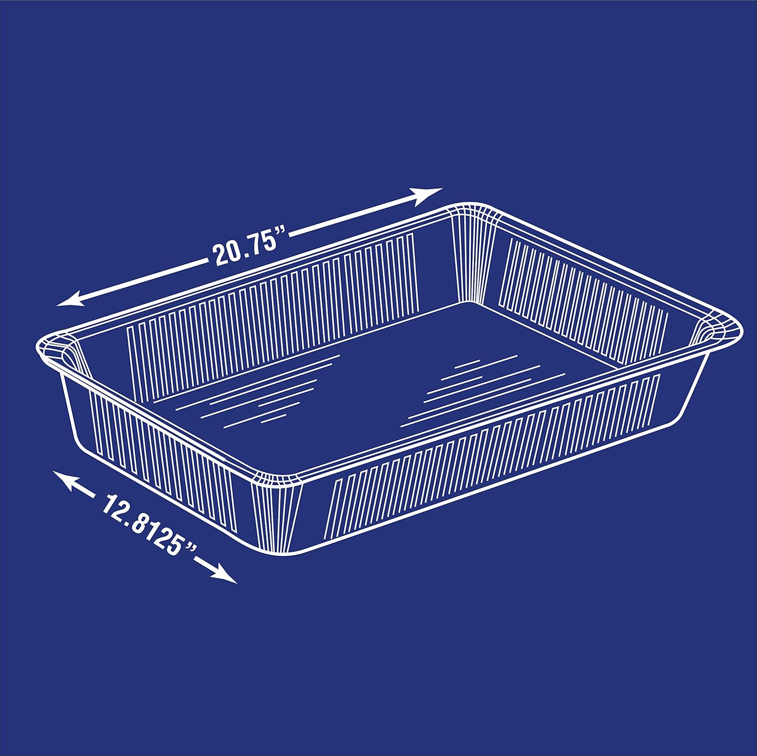 10-Count Hefty Reynolds EZ Foil Disposable Full-Size Steam Table Pans