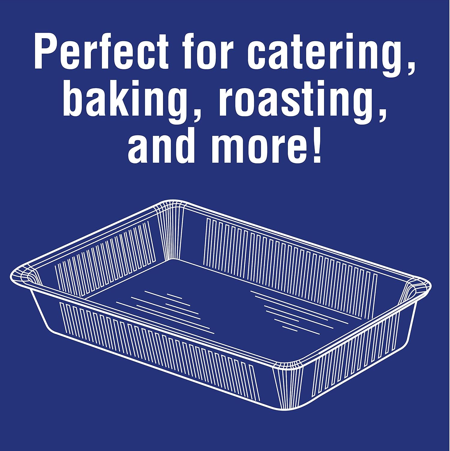 10-Count Hefty Reynolds EZ Foil Disposable Full-Size Steam Table Pans