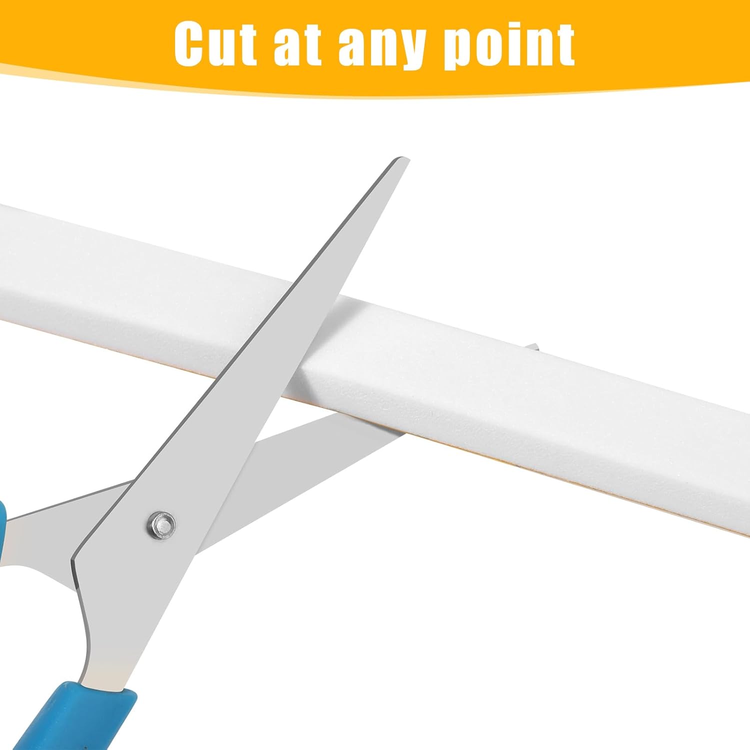 10 Feet Weather Stripping Seal for Door Window - High Density Foam Tape for Soundproofing and Insulation - White, 1" X 1/2