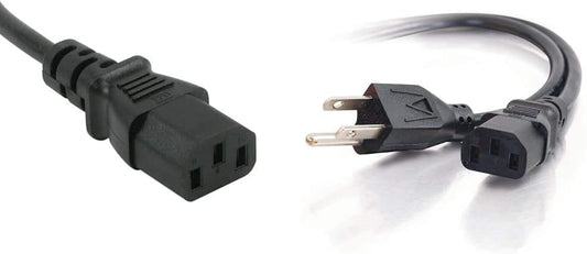 10 ft and 12 ft C2G Replacement Power Cords - Computer Power Cables for PC, Monitor, TV, Appliance