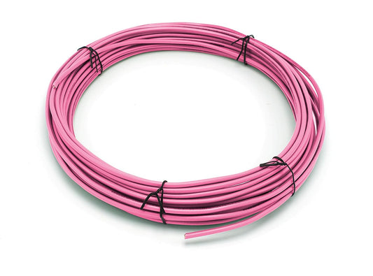 10 ft Insulated Solid Copper THHN/THWN Wire - 10 AWG, USA Made, Residential/Commercial/Industrial Use, 600V, Pink Color