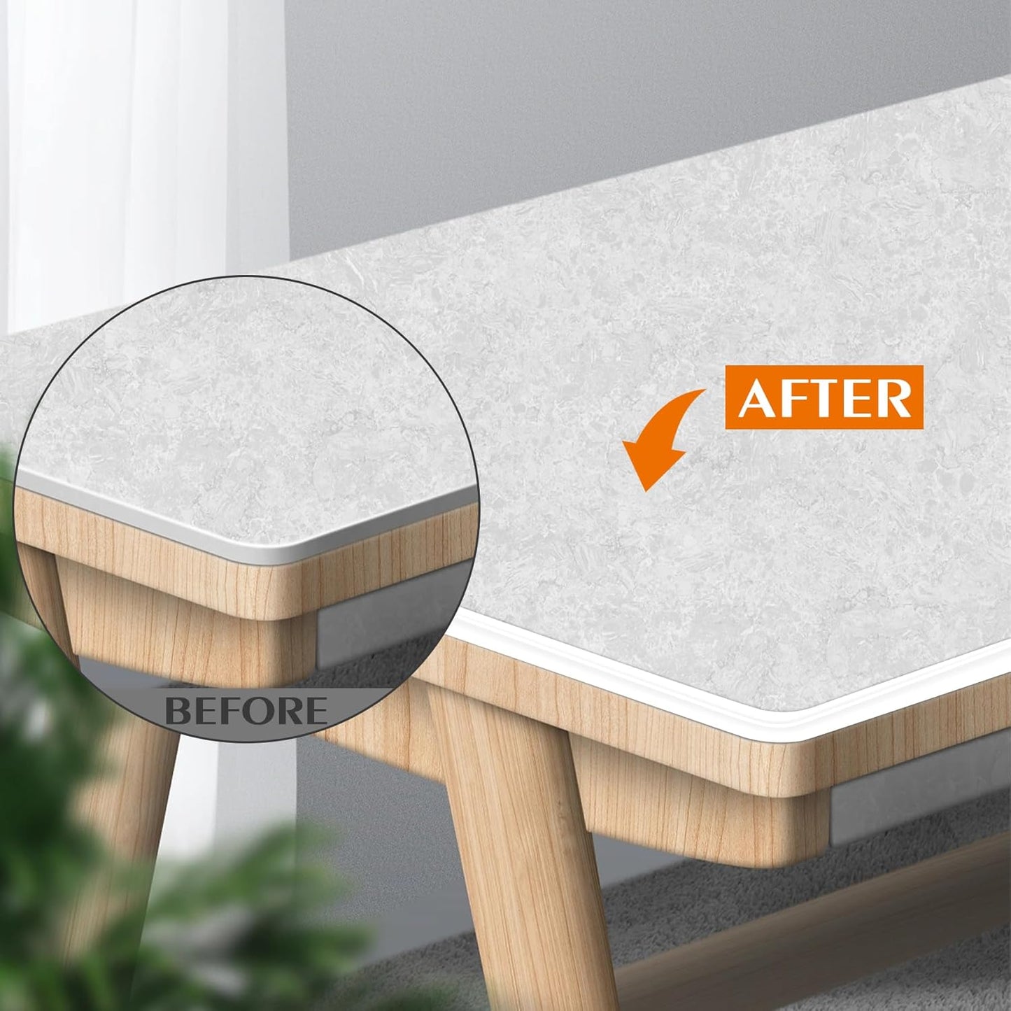 10 Ft L-Shape Peel and Stick Tile Edge Trim in White for Bathroom Backsplash and Shower Wall