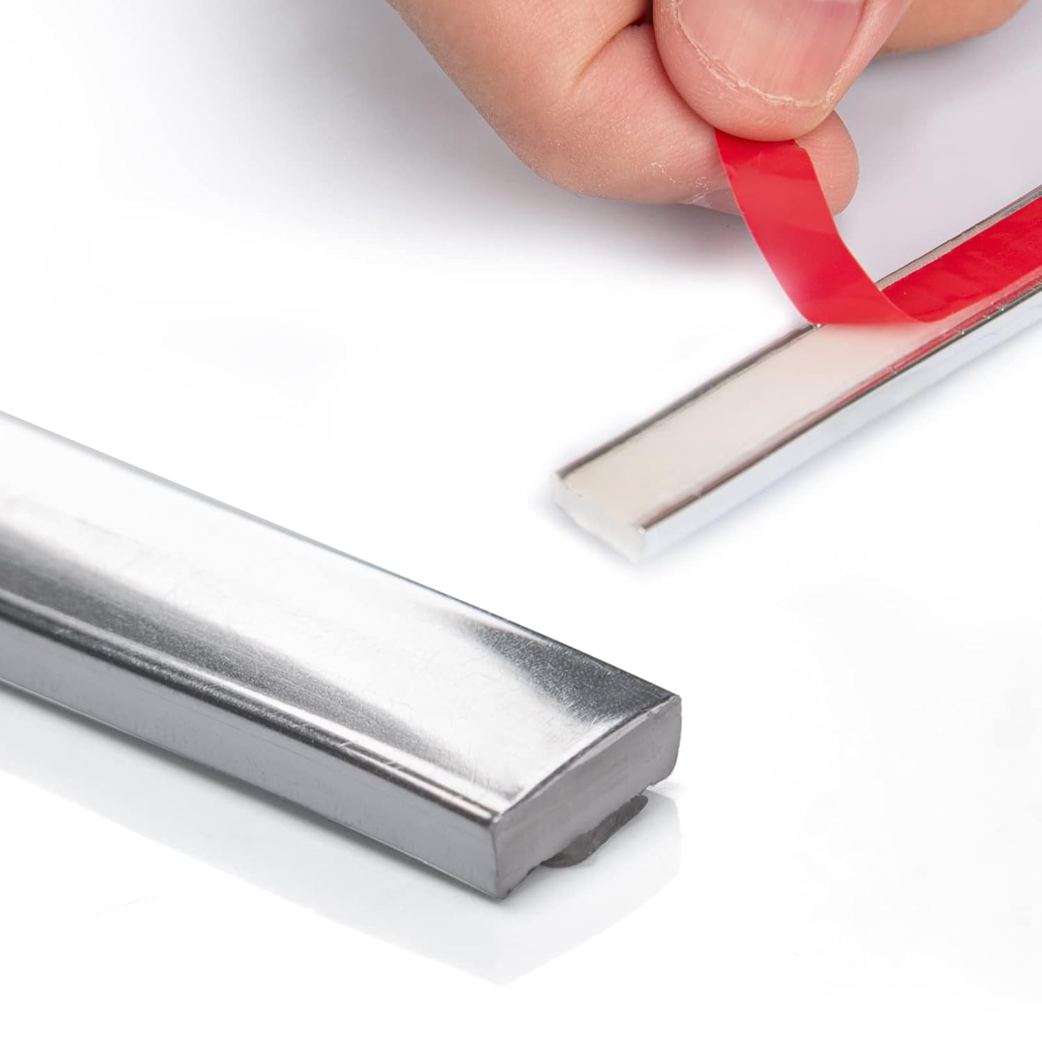 10 Ft Stainless Steel Peel and Stick Trim for Backsplash Tile Edge - Self-Adhesive Flexible Corner Decor Panels by Art3d Wall