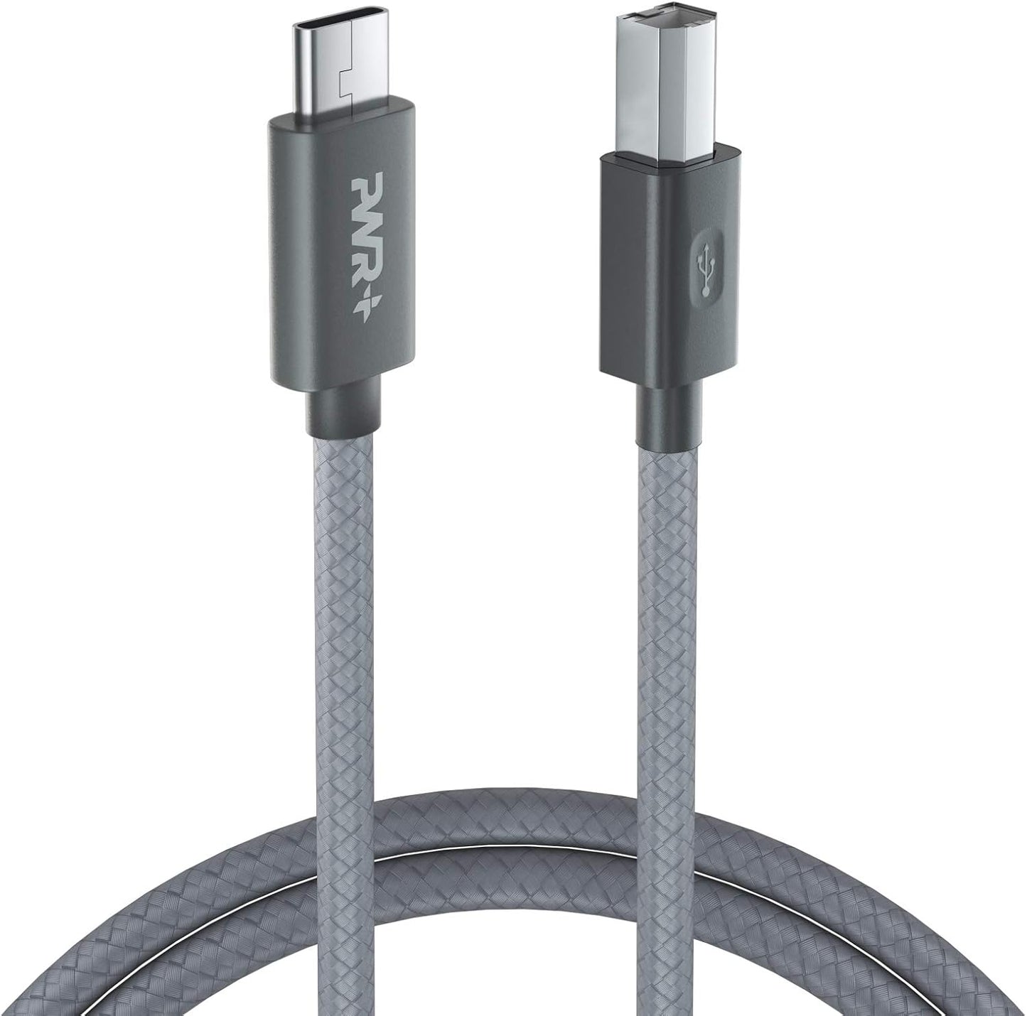 10 Ft USB-C Printer Cable Type-C to USB B 2.0 High Speed for MacBook Pro HP Canon Brother Epson Xerox Samsung Lenovo Dell Acer Surface - Compatible with Yamaha Casio Digital Piano MIDI Keyboard Controller Audio Mixer