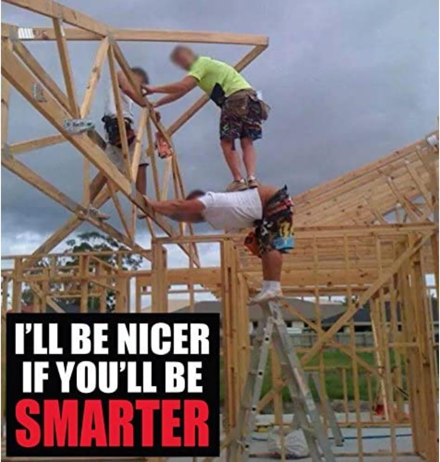 10 Funny Hard Hat Stickers with American Flags - Pro Union Gift for Construction Workers & Mechanics - USA Made