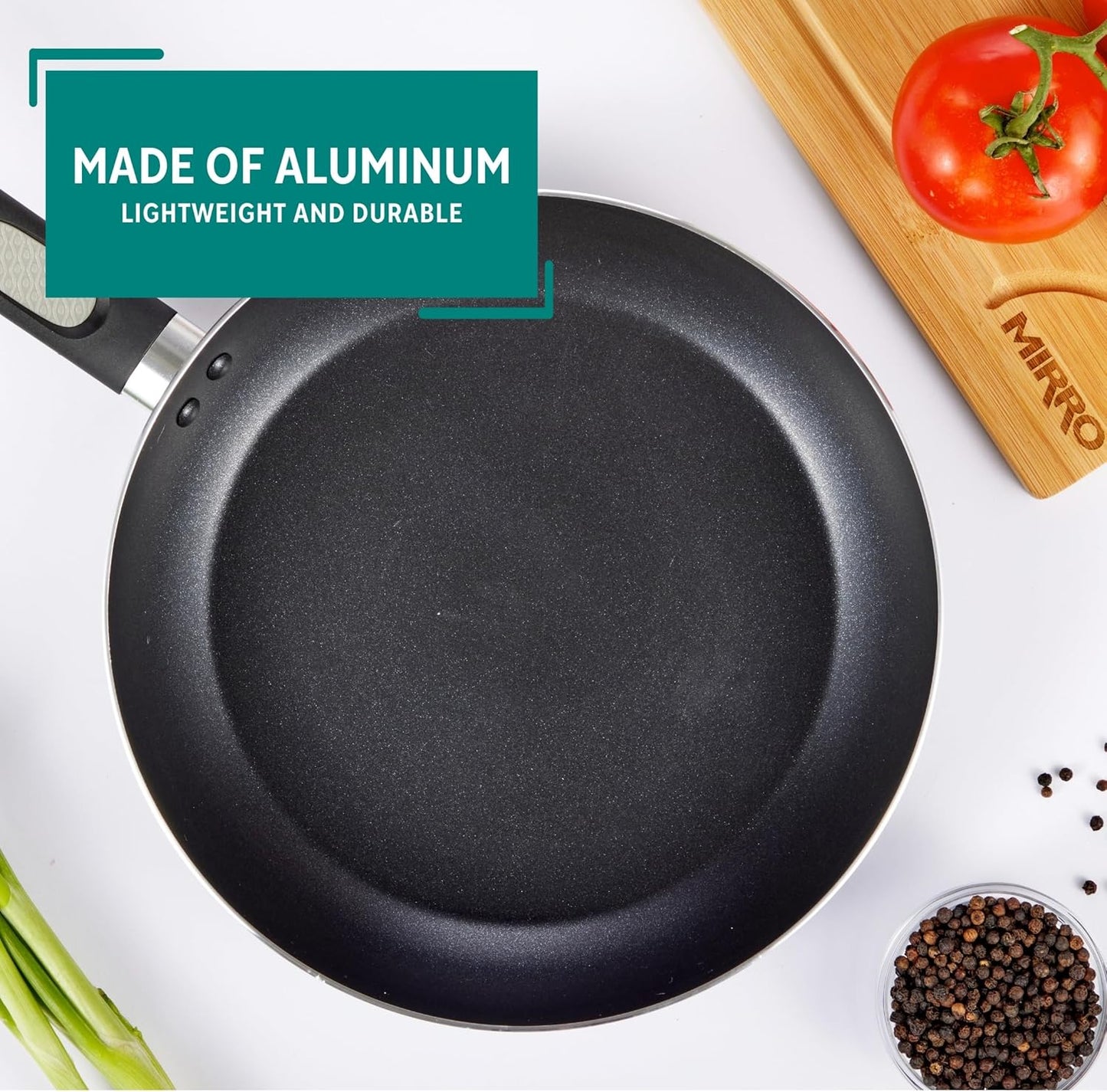 10-Inch Black Aluminum Nonstick Fry Pan with Get A Grip Handle by Mirro A79705