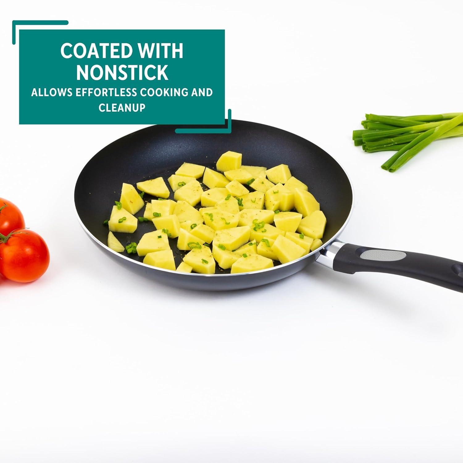 10-Inch Black Aluminum Nonstick Fry Pan with Get A Grip Handle by Mirro A79705