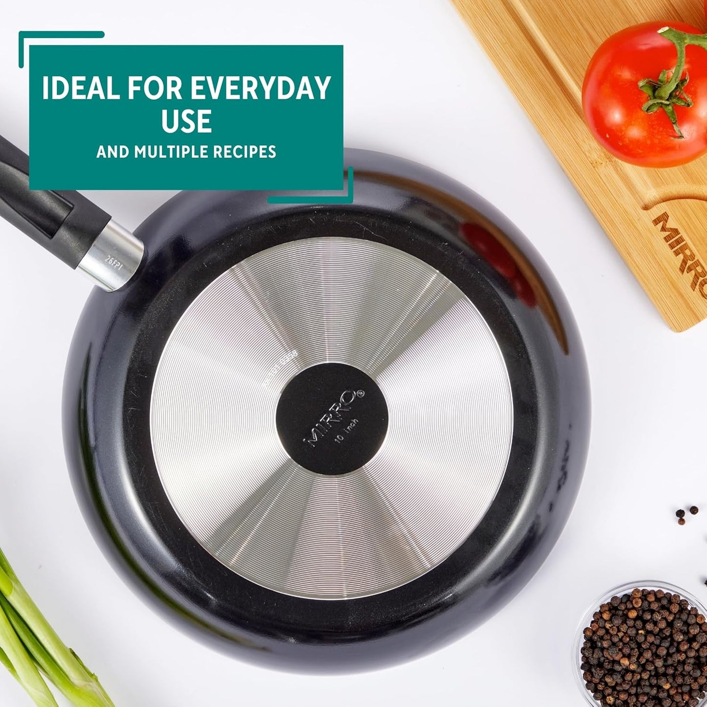 10-Inch Black Aluminum Nonstick Fry Pan with Get A Grip Handle by Mirro A79705