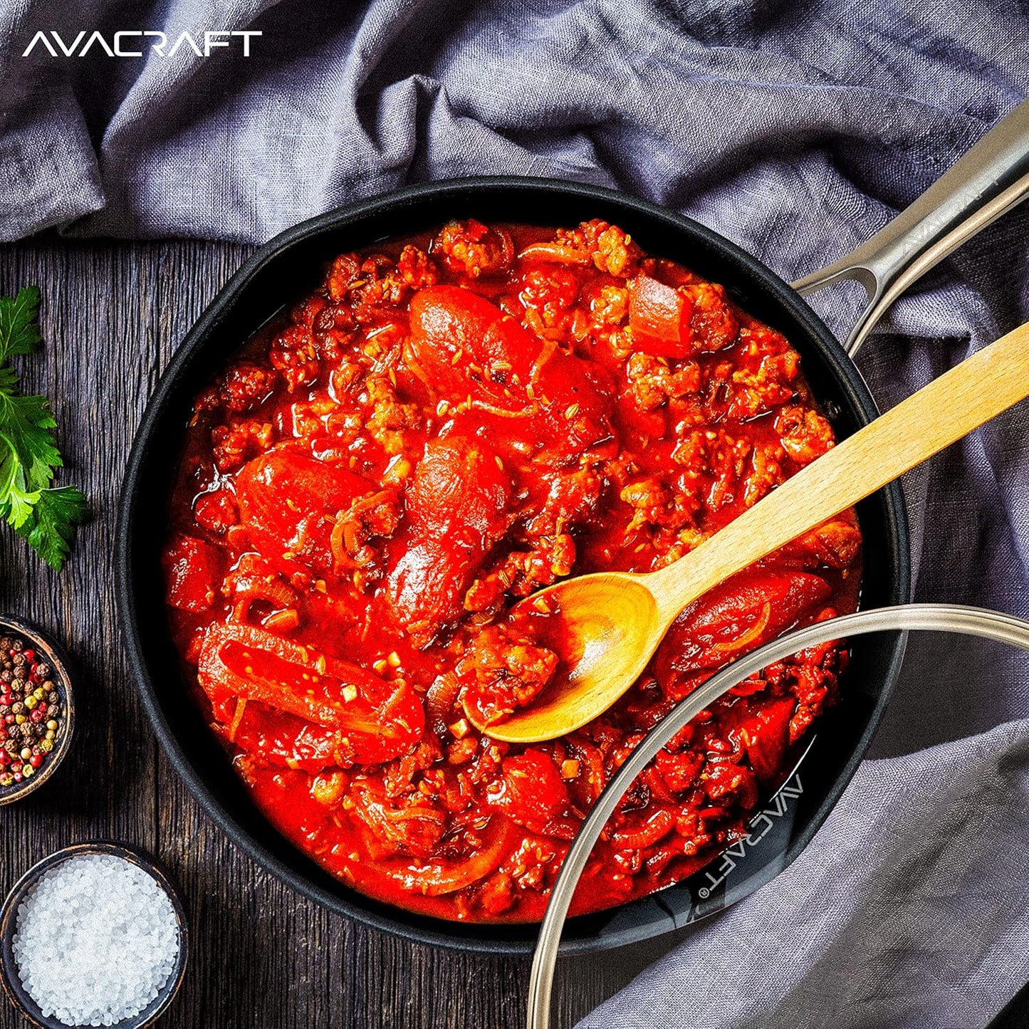 10 Inch Ceramic Nonstick Frying Pan with Lid - PFOA and PTFE Free Skillet for Healthy Cooking