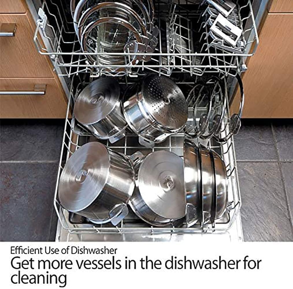 10 Inch Cristel Multiply Stainless Steel Steamer Insert for Efficient Cooking